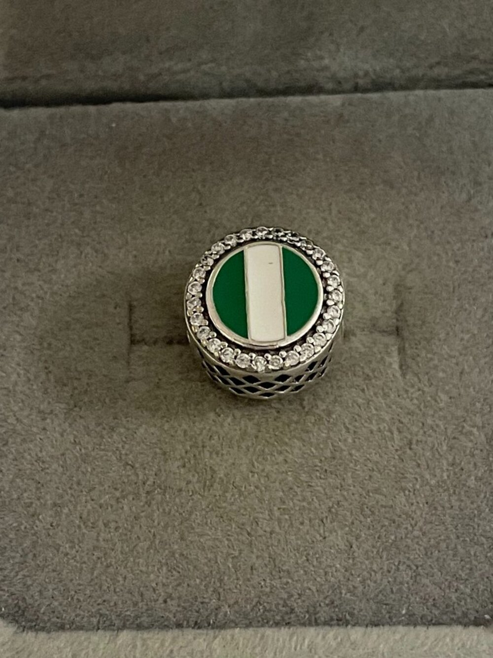 Pandora Nigeria Flag Exclusive Charm